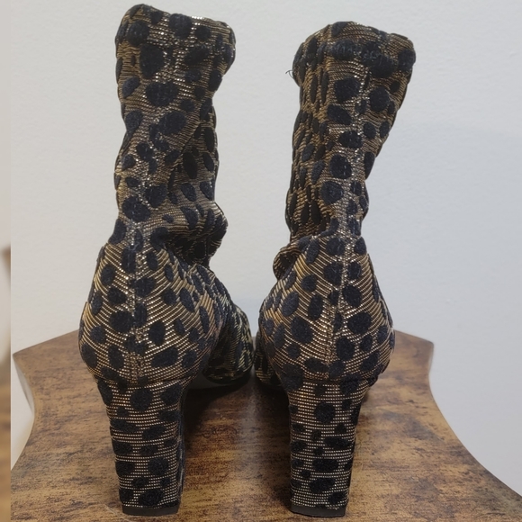 Anthropologie × Farylrobin × Lisbon Velvet Heeled Boots _ - Picture 6 of 9